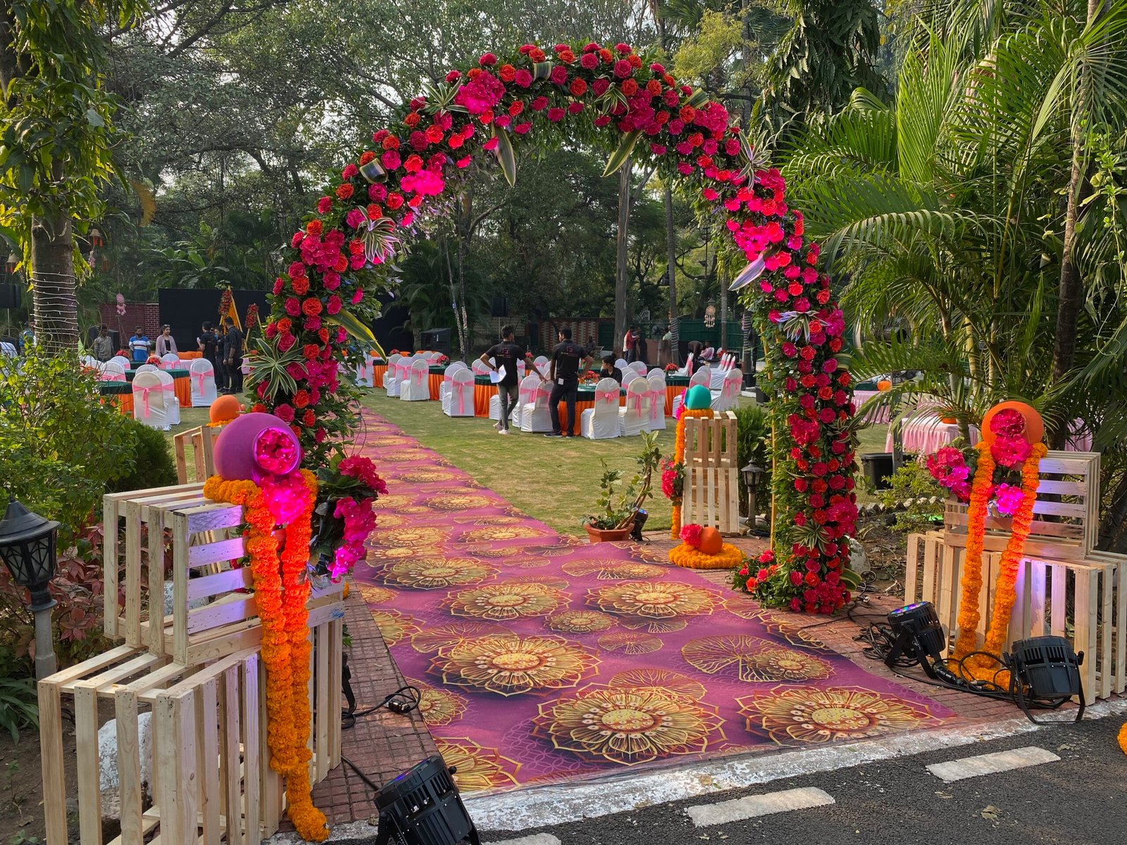 Poolside Mehndi Decoration Pune
