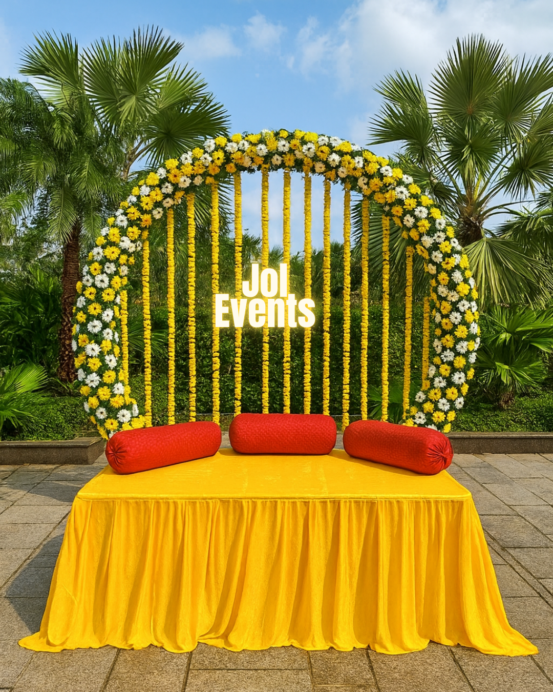 Poolside Haldi Decoration Pune