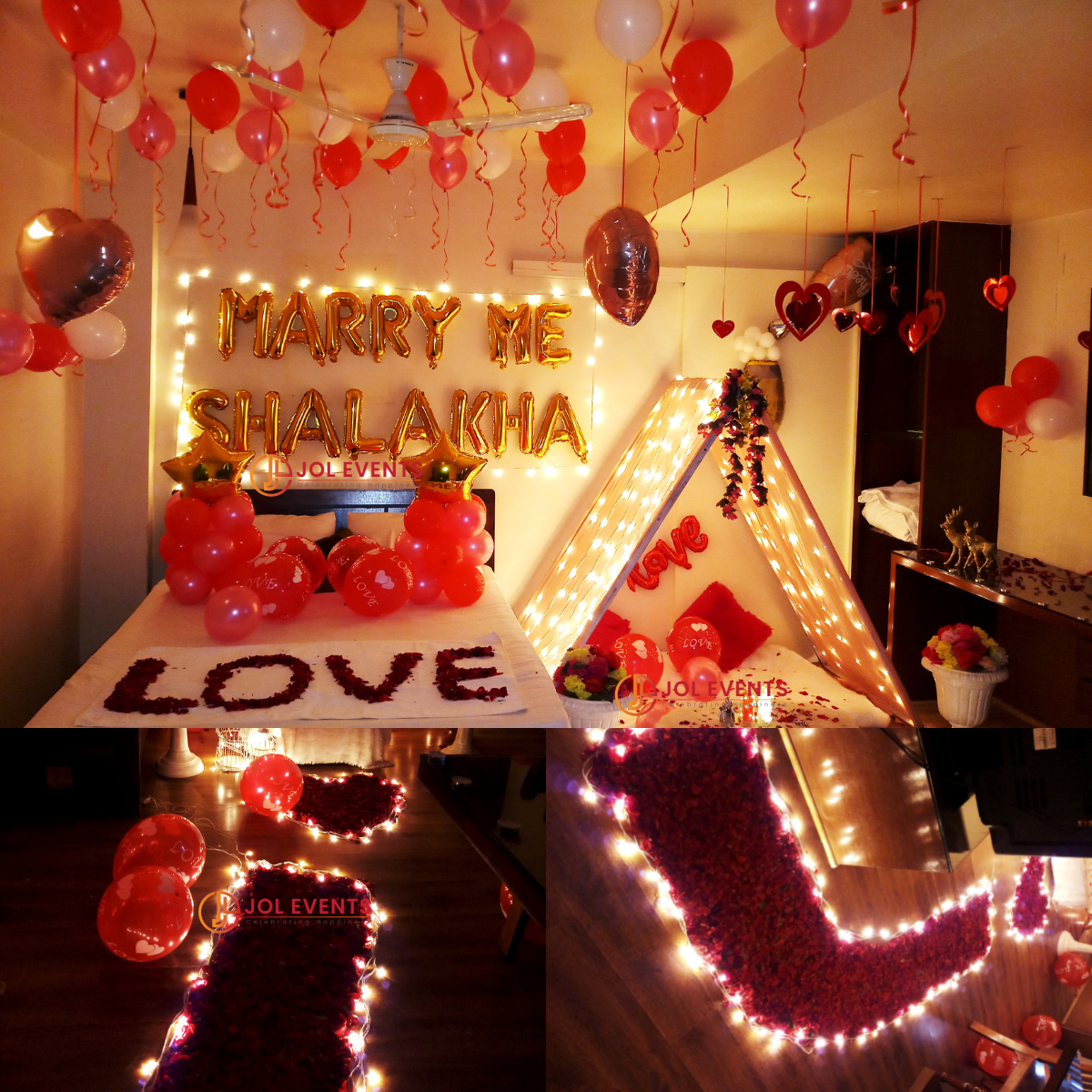 Hotel Room Surprise Setup