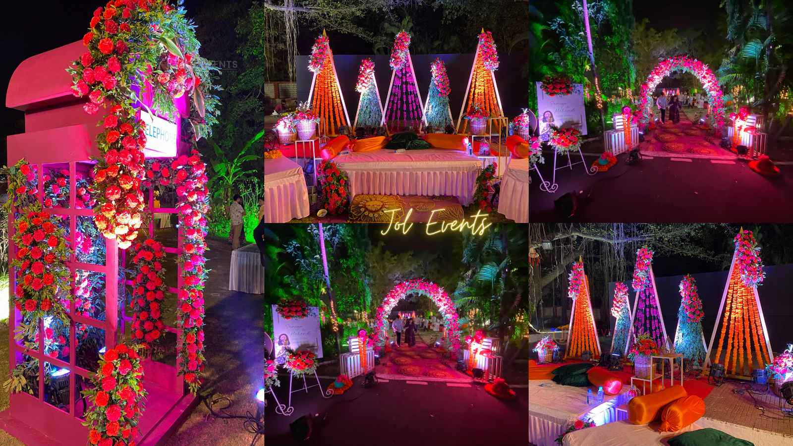 Outdoor Mehndi Decoration Pune