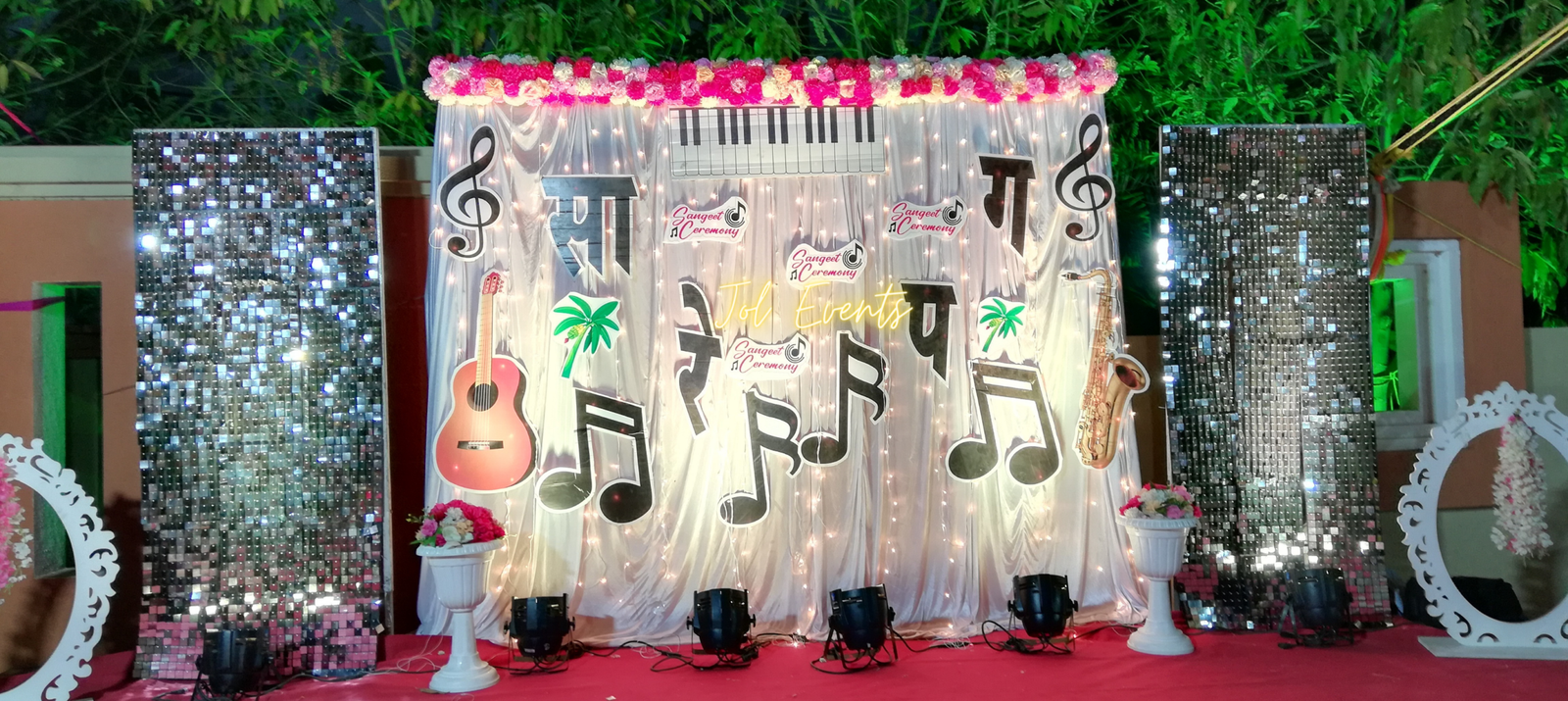 Sangeet Stage Decoration Pune