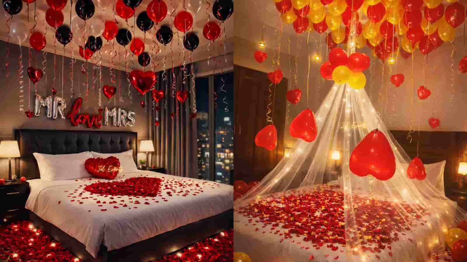 Wedding Night Room Decoration